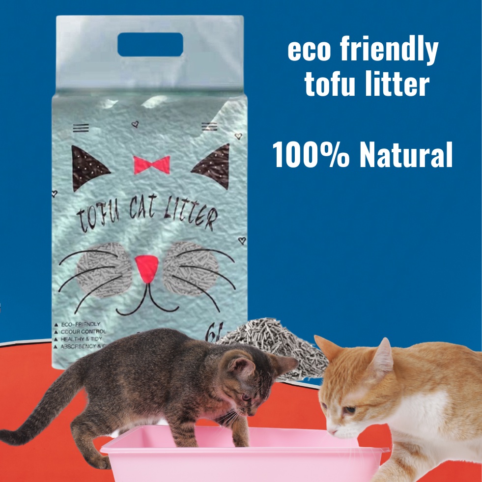 Curated visual reference: Gallery Detail: Tofu Litter Eco Friendly Cat 6L 6Litter 2 7Kg Pasir