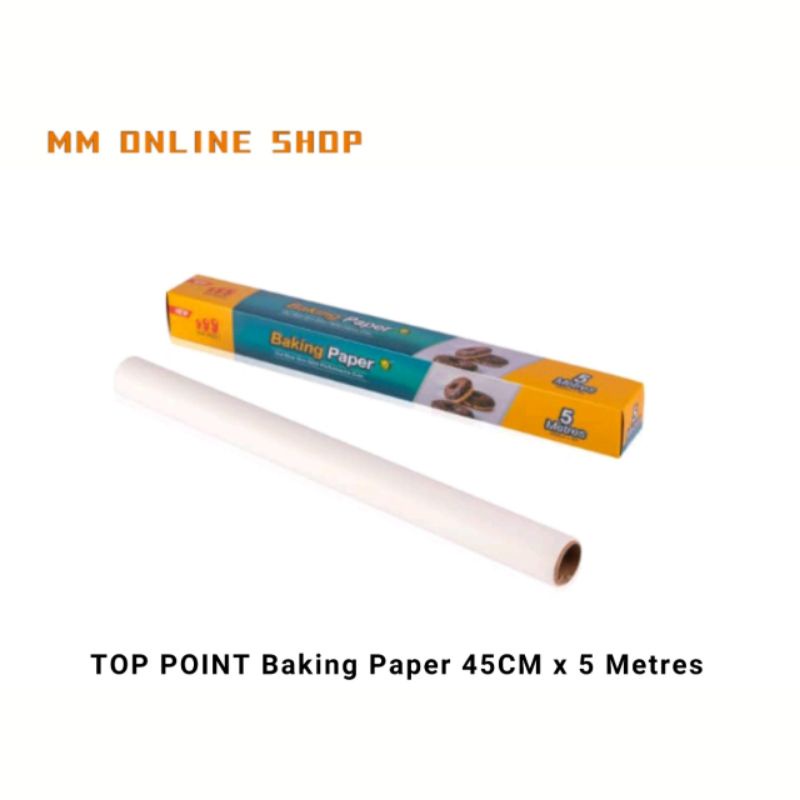 (READY STOCK) TOP POINT Baking Paper 45CM x 5 Metres | Shopee Malaysia