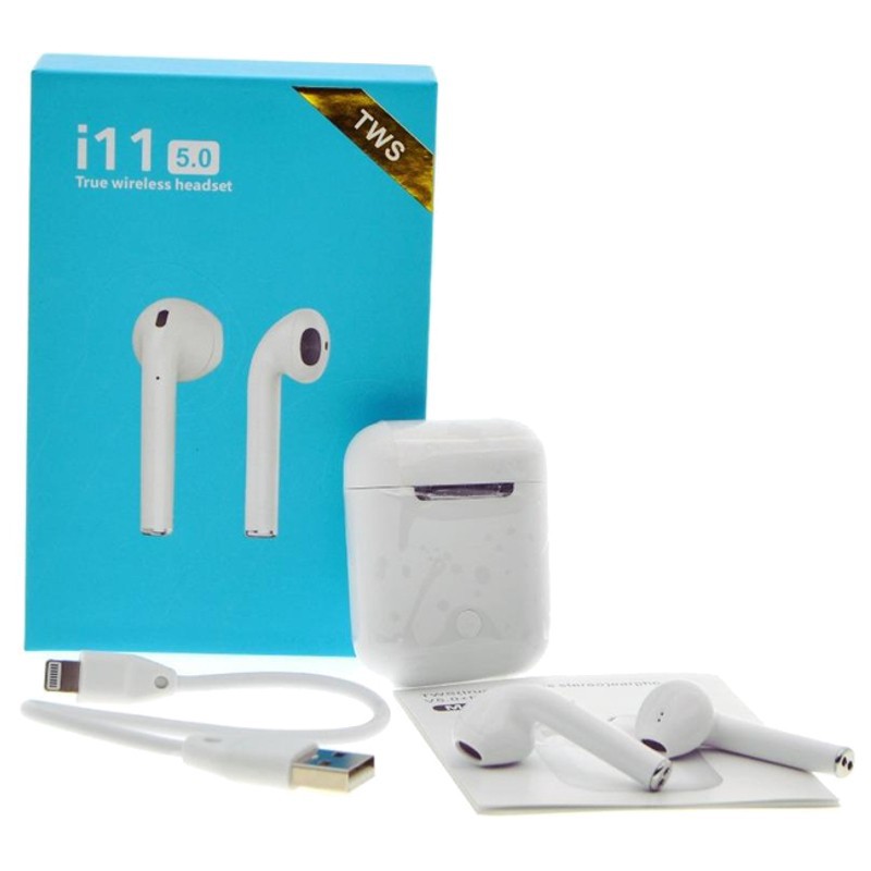 Ready Stock Original i11 TWS Airpods BT5.0 Wireless Bluetooth Earbuds Touch Airpod Earphone For Android iPhone