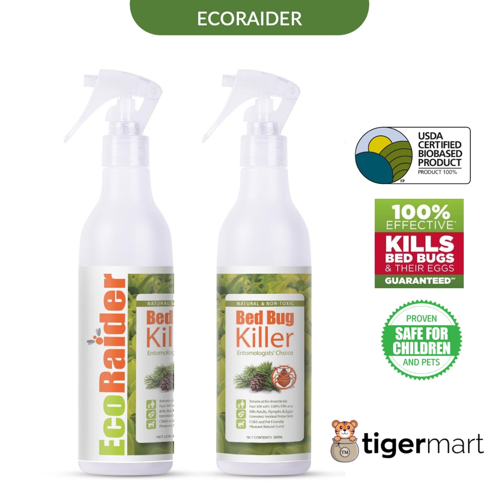 Bed Bug Killer Spray , Green + Non-toxic, 100% Kill + Extended ...