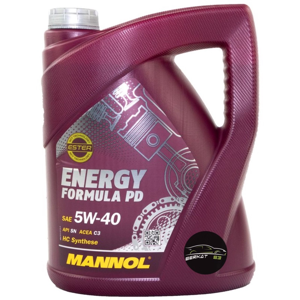 (MANNOL) ENERGY FORMULA PD 7913 FULLY SYNTHETIC ENGINE OIL5W-40 【5L ...