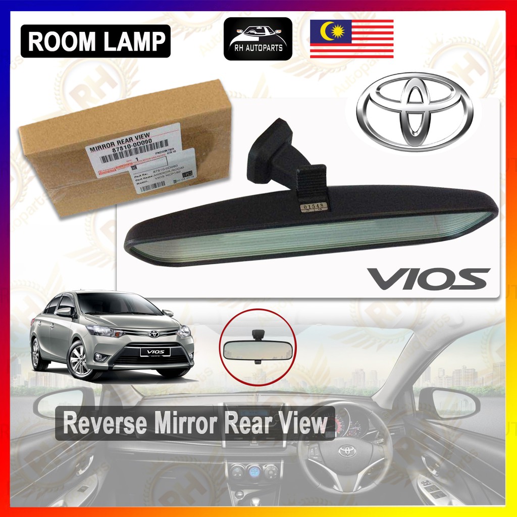 Toyota Vios Ncp150 87810-0d090 Rear View Car Room Mirror Delloyd Room 