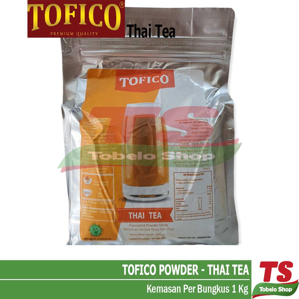 Tofico THAI TEA POWDER / TOFICO POWDER THAI TEA / THAI TEA DRINK POWDER ...