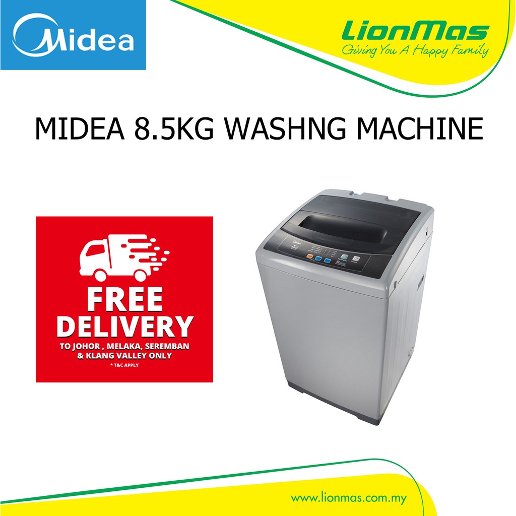 MIDEA WASHER FULLY AUTO (8.5KG) Shopee Malaysia