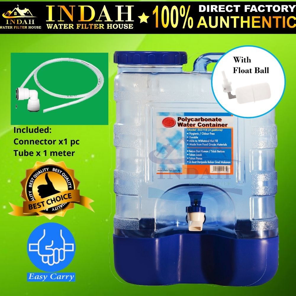 4 Gallon Plastic Empty Water Bottle Faucet Spigot Dispenser With Stand