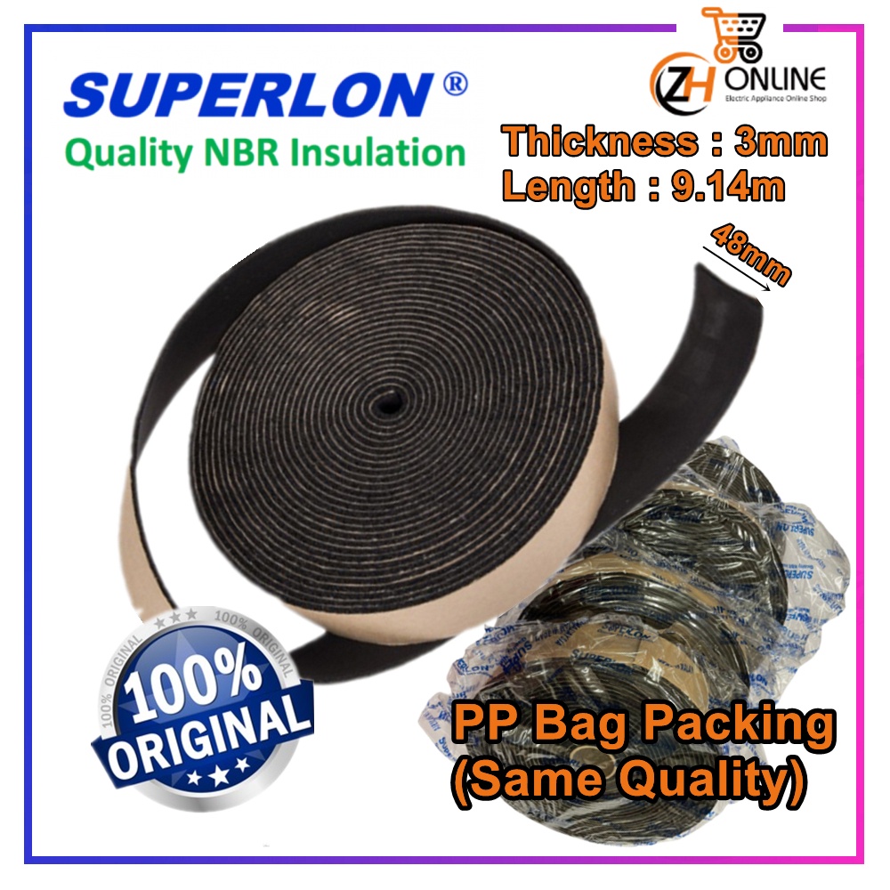 Superlon Insulation Tape Foam Tape 3mm x 48mm x 9.14M Superlon Malaysia ...