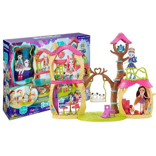 Enchantimals panda hot sale tree house playset