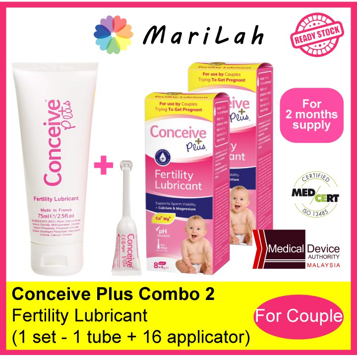 conceive plus fertility lubricant pre-filled applicators Shop Conceive Plus Fertility Lubricant Pre-Filled Applicators 4g 8 Pack main image 0