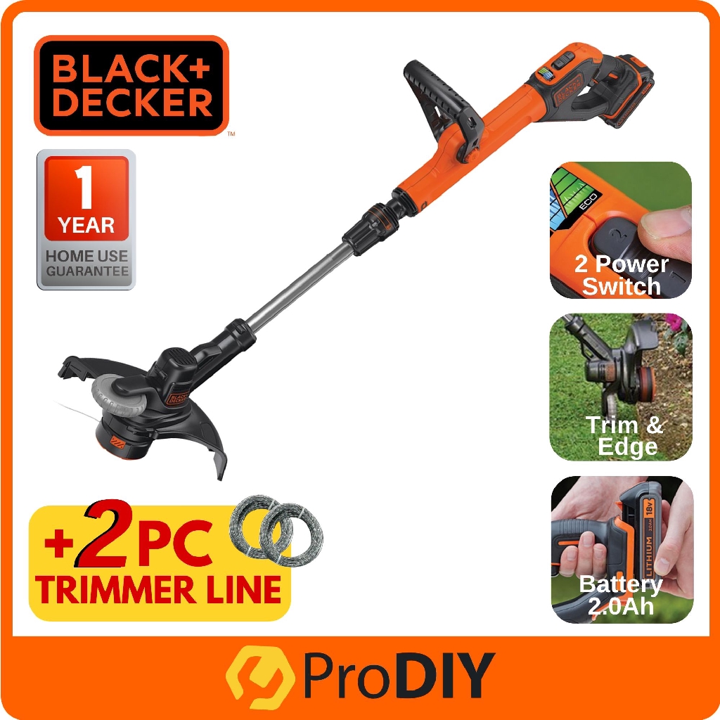 BLACK DECKER STC1820EPCF Cordless Grass Trimmer 18V 1 Battery STC1820PC Shopee Malaysia