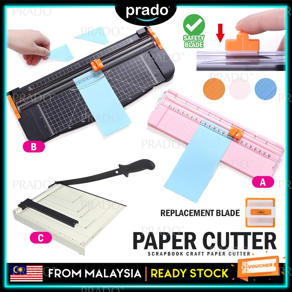 PRADO A4 Cutter Size Scissor Knife Scrapbook Craft Paper Cutter Photo ...