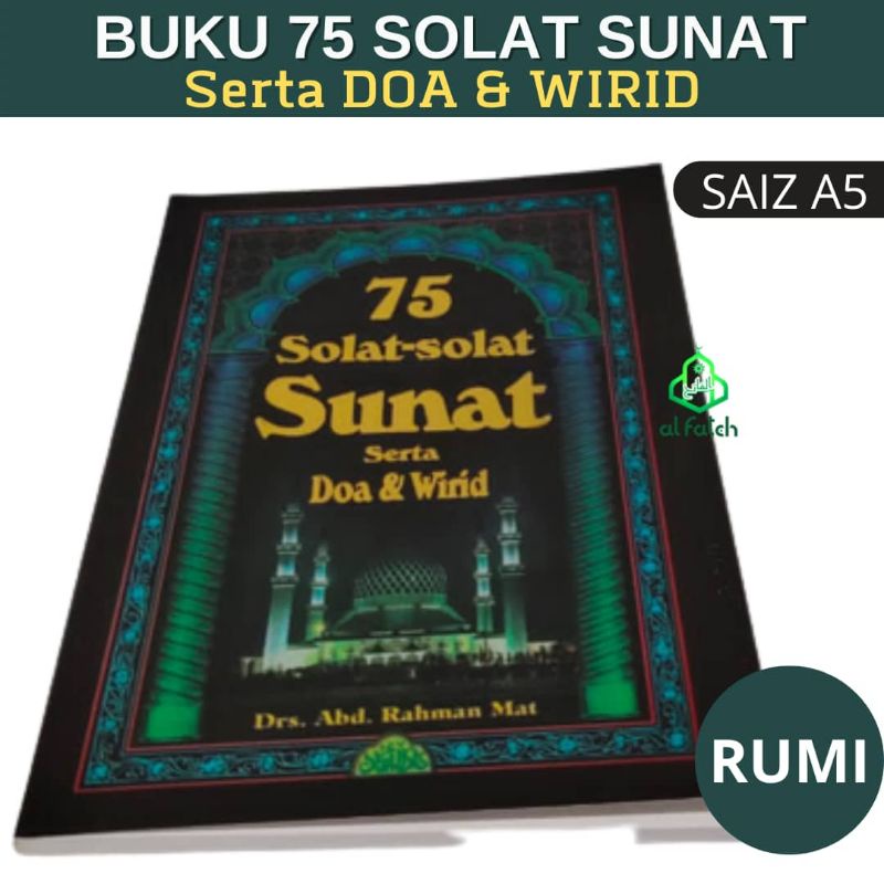 Buku 75 Solat Solat Sunat Serta Doa Dan Wirid Edisi Rumi Panduan Sembahyang Sunat Shopee Malaysia 