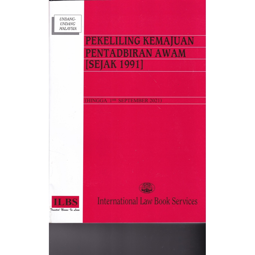 ILBS Pekeliling Kemajuan Pentadbiran Awam (Sejak 1991) | Shopee Malaysia