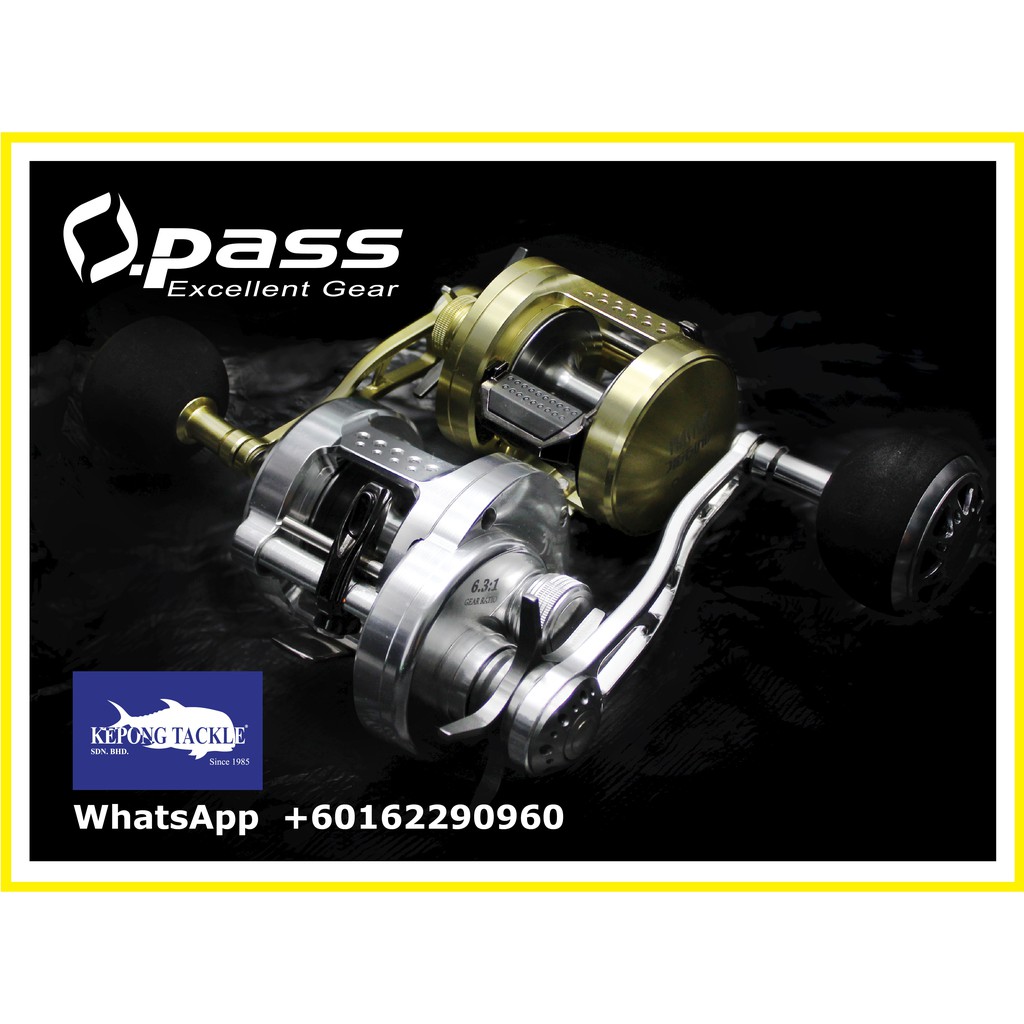 Opass fishing reel Master Jigging 30HG, 31HG, 40HG, 41HG Baitcasting  Fishing Reel Line guide jigging Slow jigging reel