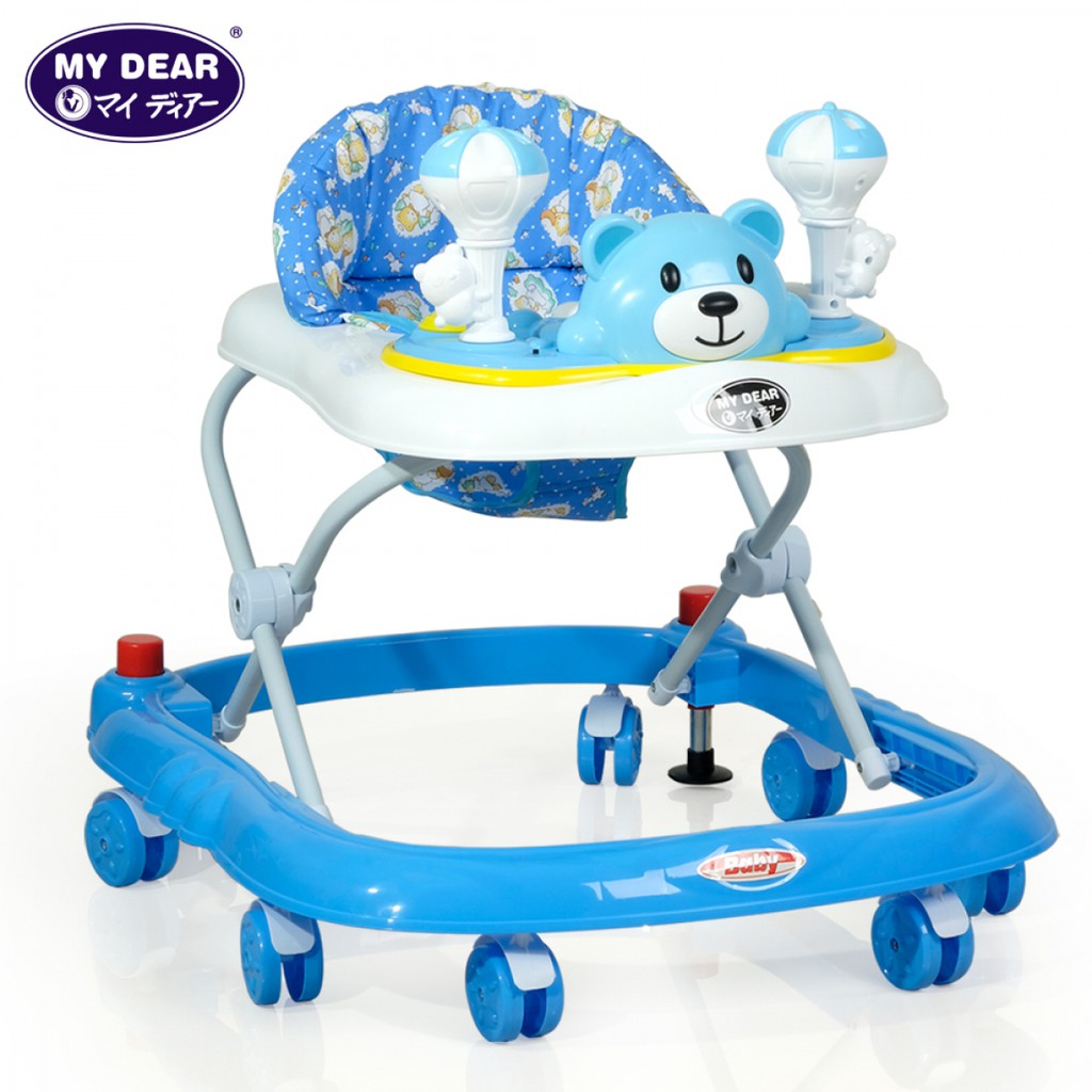 Baby walker with stopper deals