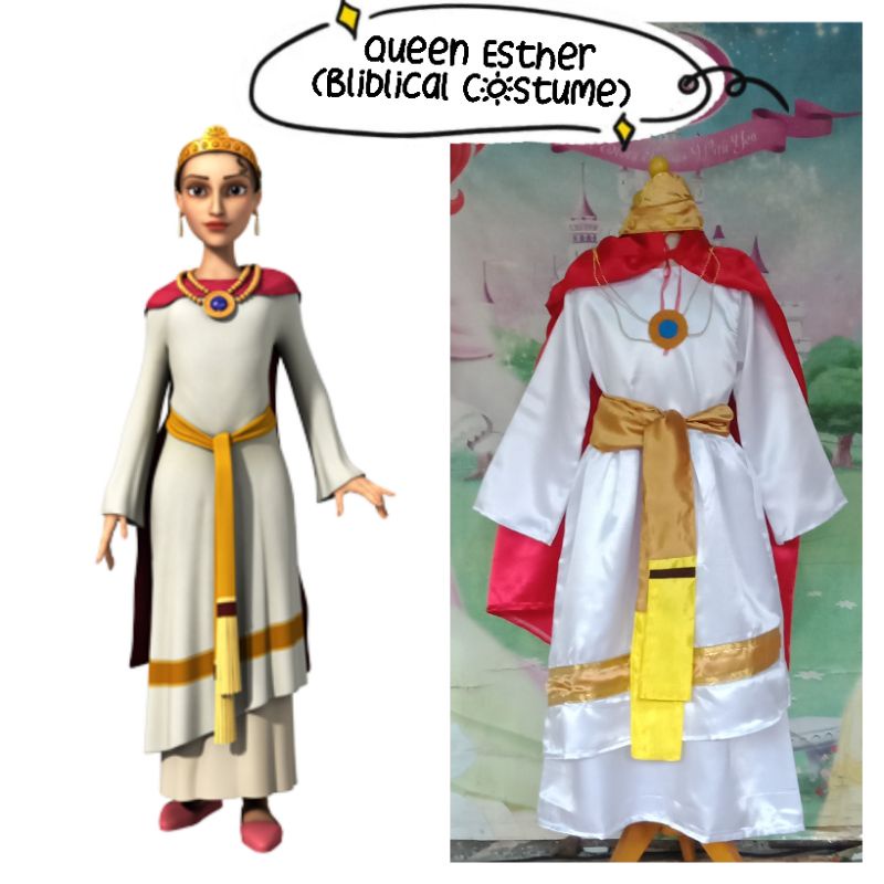 RATU Queen Ester Costume Queen Esther Bible Story | Shopee Malaysia