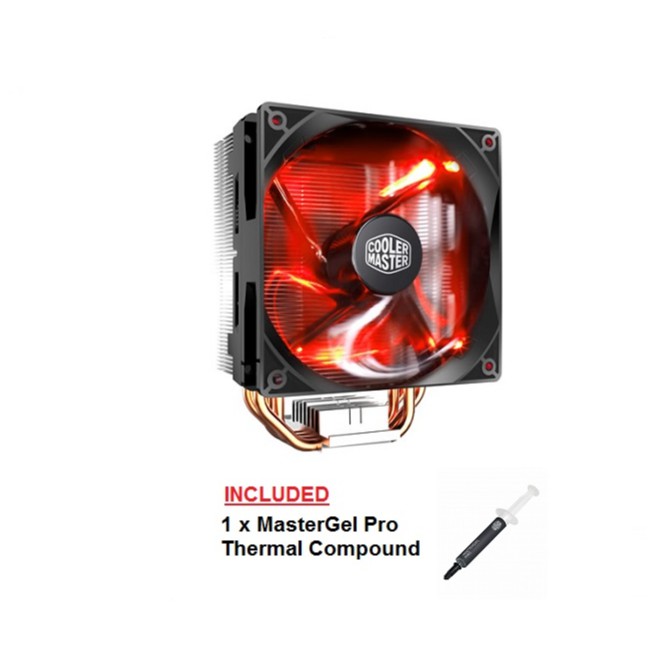 Cooler Master Hyper H410R RED LED CPU Cooler Fan / INTEL LGA Socket ...