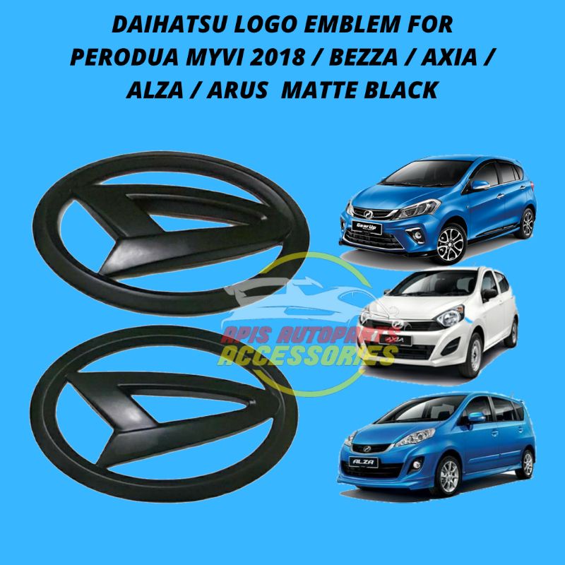 DAIHATSU LOGO EMBLEM FOR PERODUA MYVI 2018 / BEZZA / AXIA / ALZA / ARUS ...