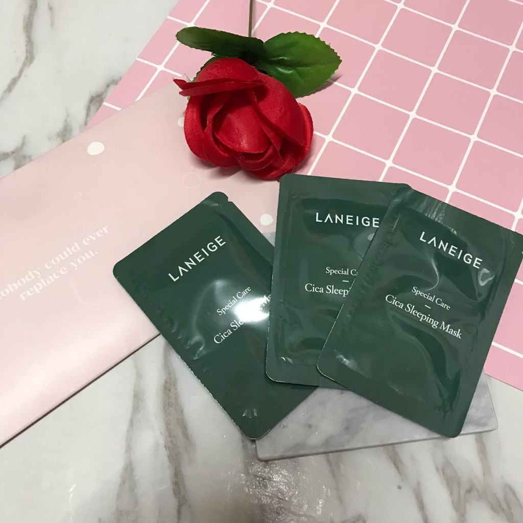 Laneige Cica Sleeping Mask Samples (3ml x 6 pieces) Shopee Malaysia