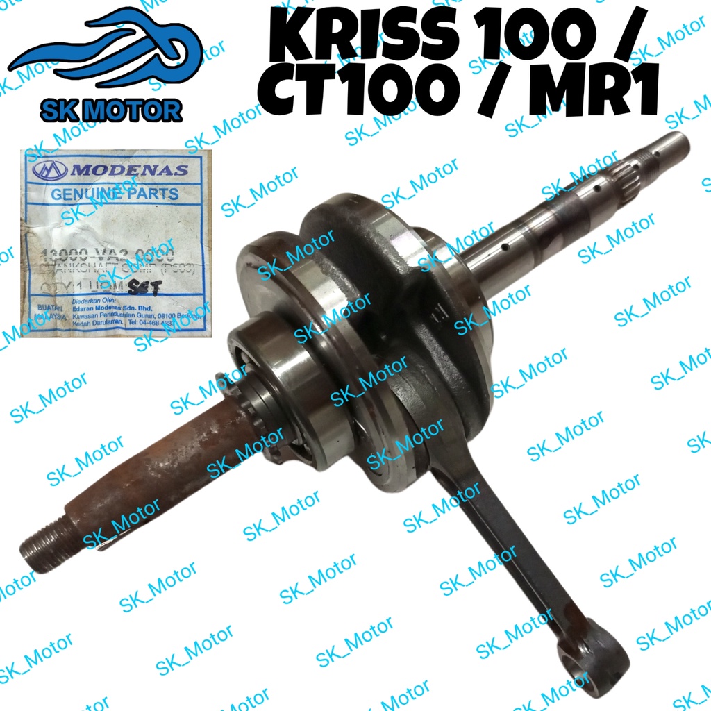 Modenas KRISS 100 / CT100 / MR1 Original Crankshaft Crank Shaft Assy