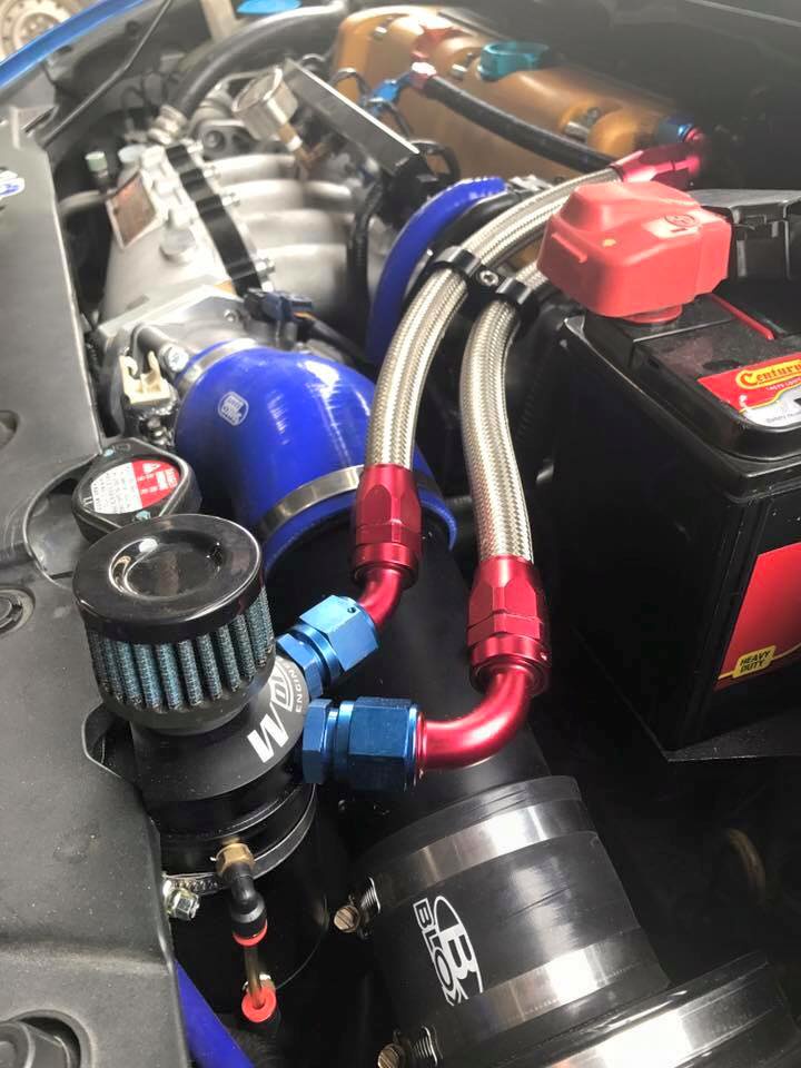 Works Engineering Oil Catch Tank with Mini Filter | Shopee Malaysia