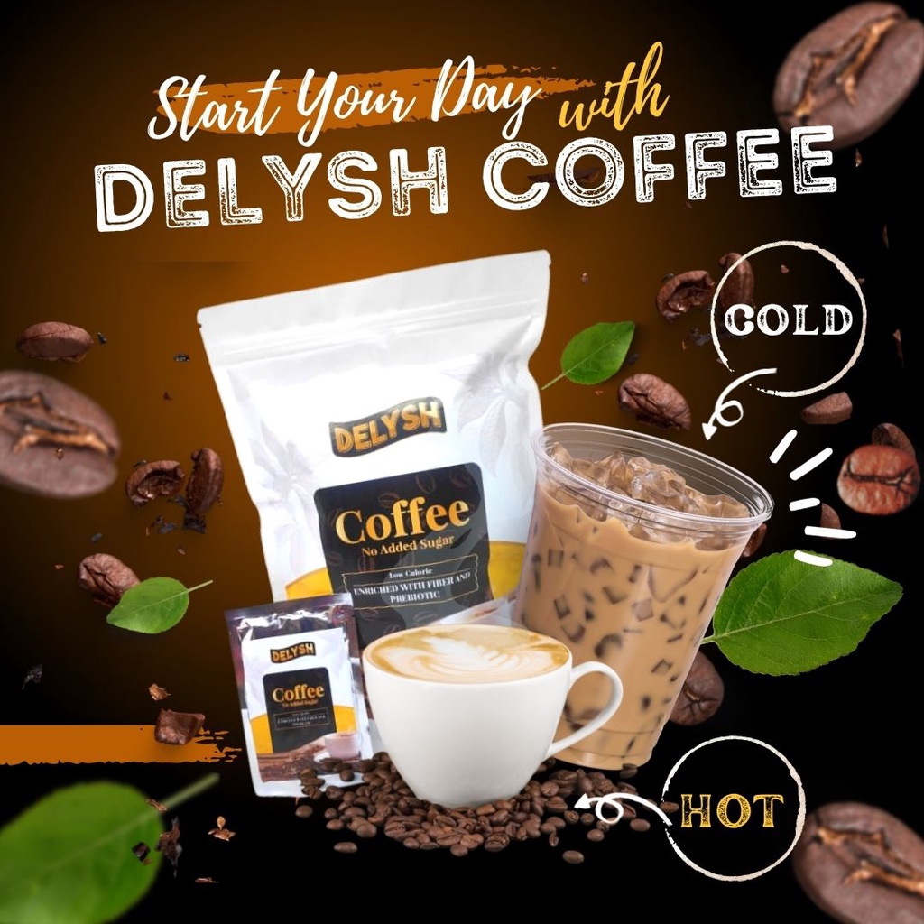 Daifi Kopi (Delysh) Sedap Walau Tanpa Tambahan Gula, Rendah Kalori