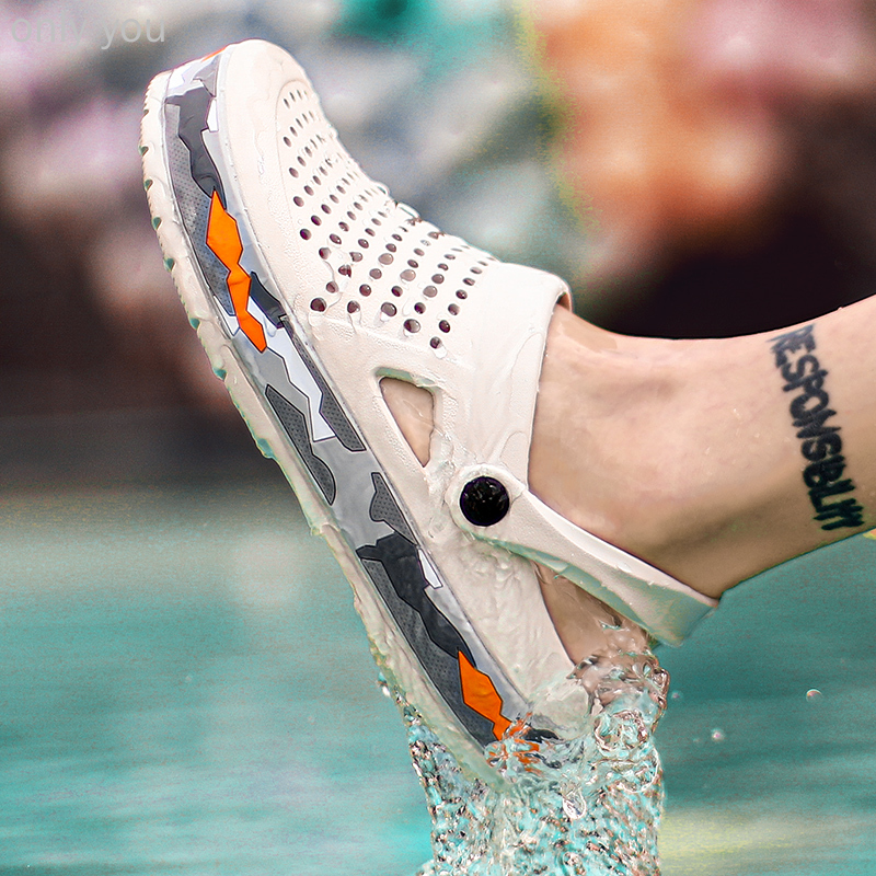 Raya Large size 40~45 outdoor beach wading shoes trend leisure hole ...