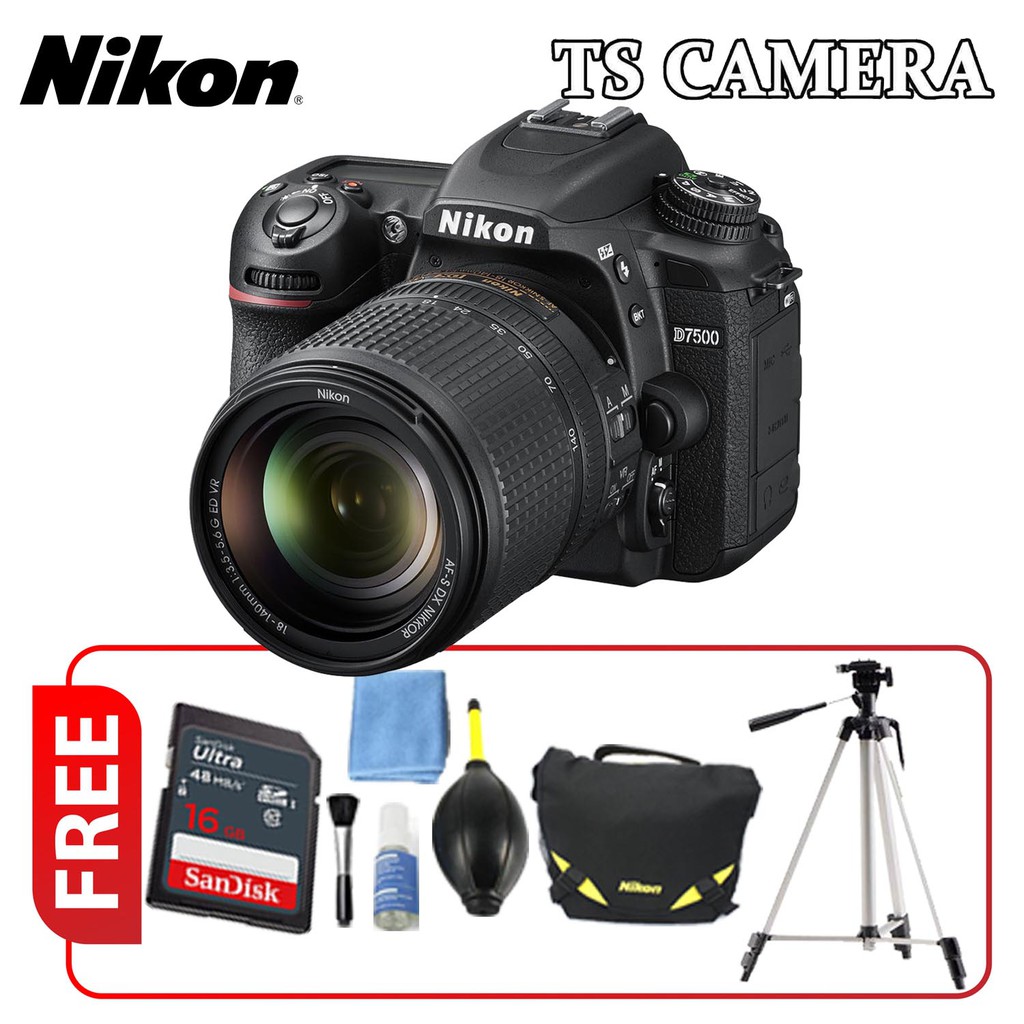 NIKON D7500 KIT LENS 18-140MM NIKOM DSLR D7500 WITH LENS 18-140MM ...