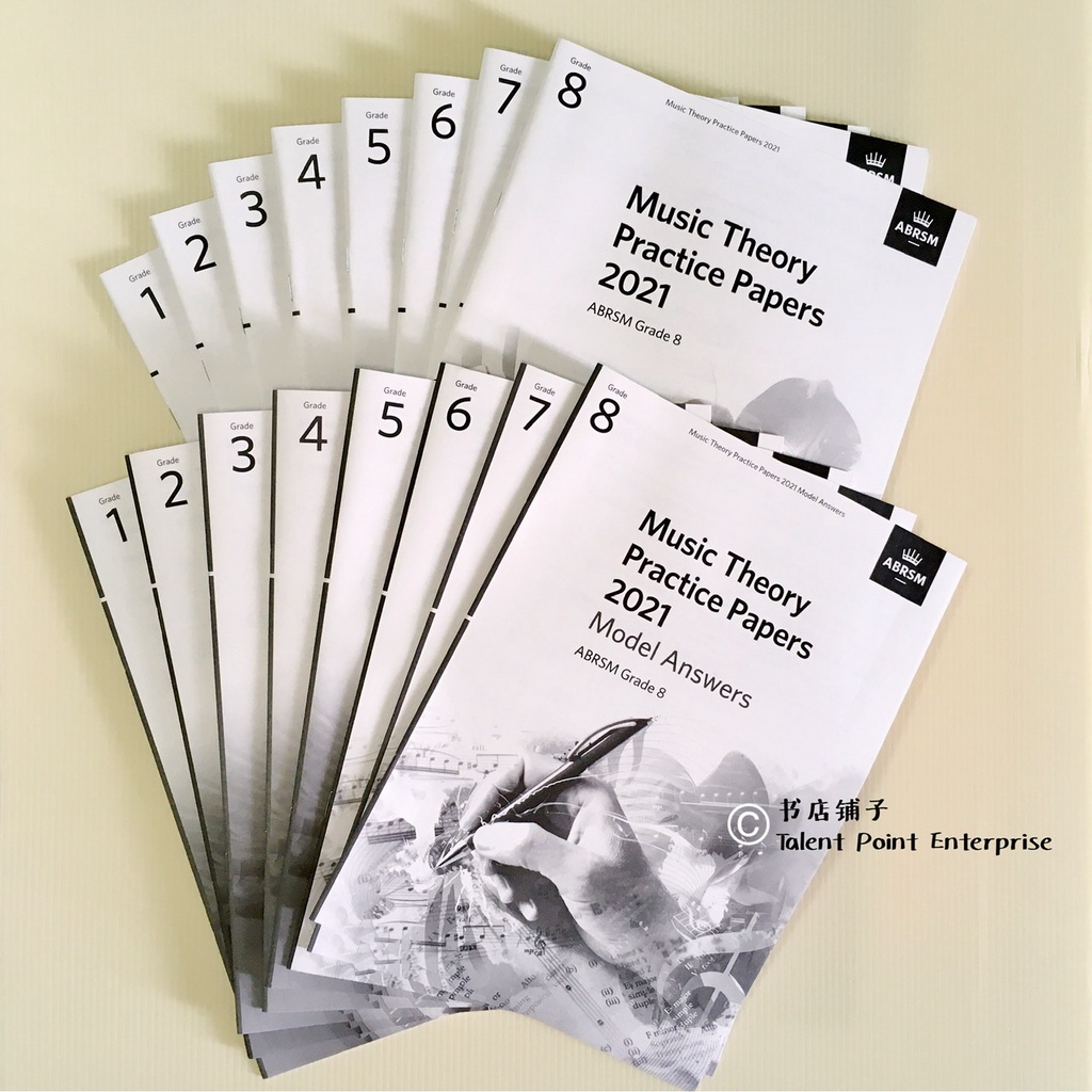[New] ABRSM 2021 Music Theory Practice Papers & Model Answers Grades 1 ...