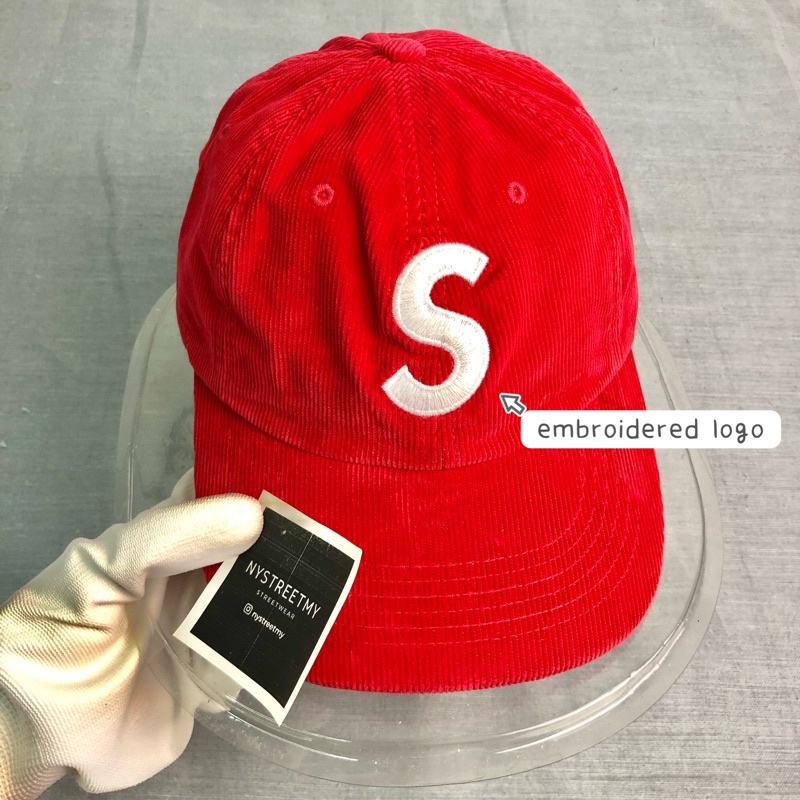 Supreme Corduroy S Logo 6-Panel（Corduroy S Logo 6-Panel
