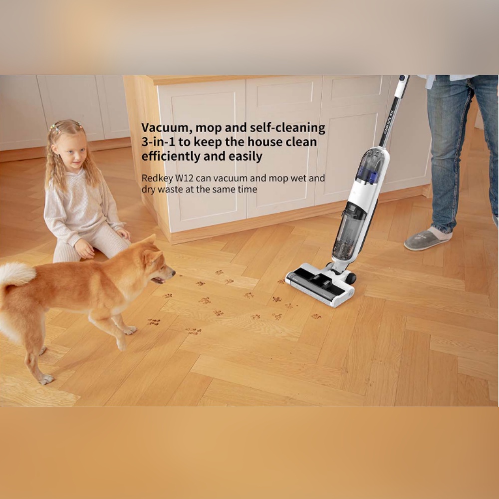 Xiaomi Redkey W12 Wetdry vacuum cleaner (Vacuum, mop and Wet and dry waste cleaned altogether