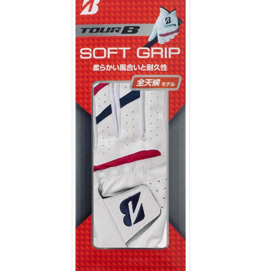 Bridgestone Tour B Soft Grip Golf Glove ( Original ) White 22 ( S