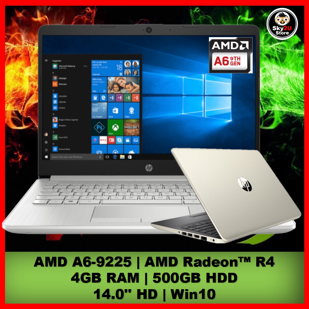 HP 14 s AMD A6 9 Gen Laptop Shopee Malaysia