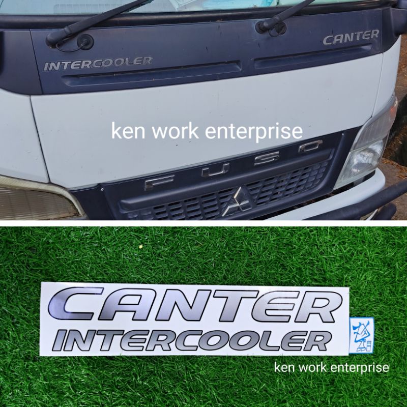 Sticker canter intercooler mitsubishi fuso | Shopee Malaysia