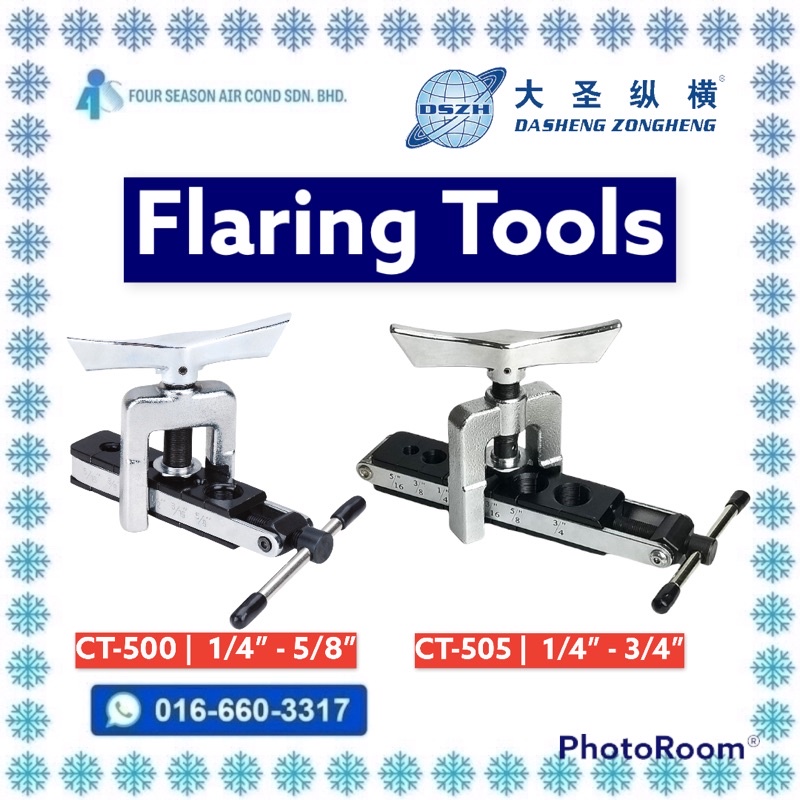 DSZH Flaring Tool CT500 / CT505 (Block Type) for Refrigeration and