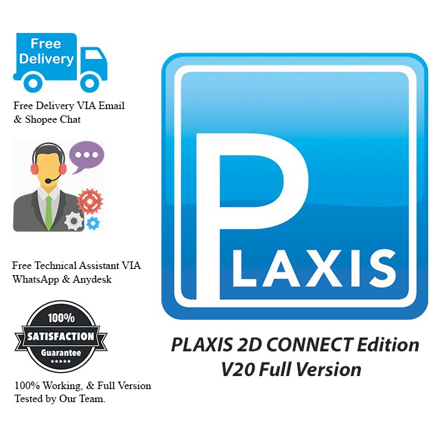 PLAXIS 2D CONNECT Edition V20 Full Version | Shopee Malaysia