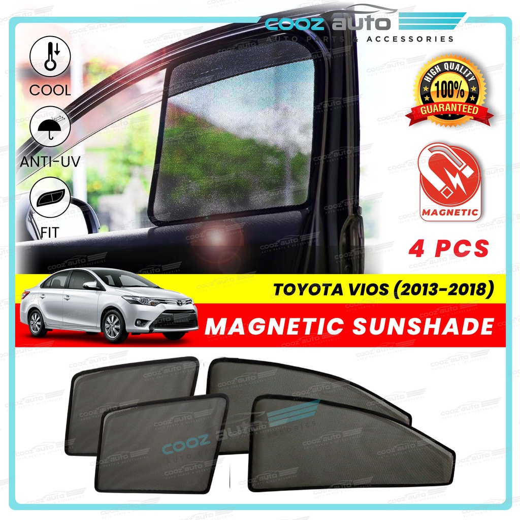 Toyota Vios 2013-2018 Magnetic Sun Shade Sunshade | Shopee Malaysia