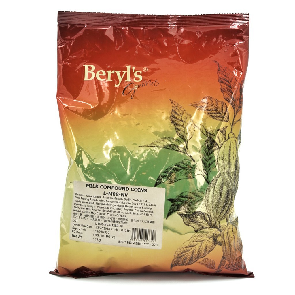 Beryls Chocolate Compound Coins 1KG Shopee Malaysia