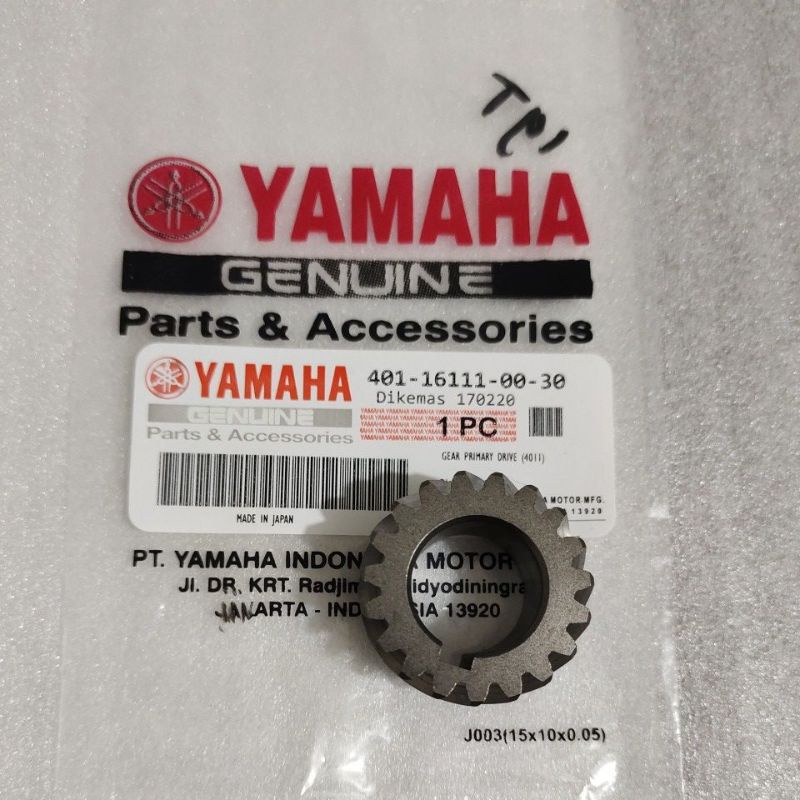 Yamaha RX King primary gear gear Original clutch gear Made in Japan ...
