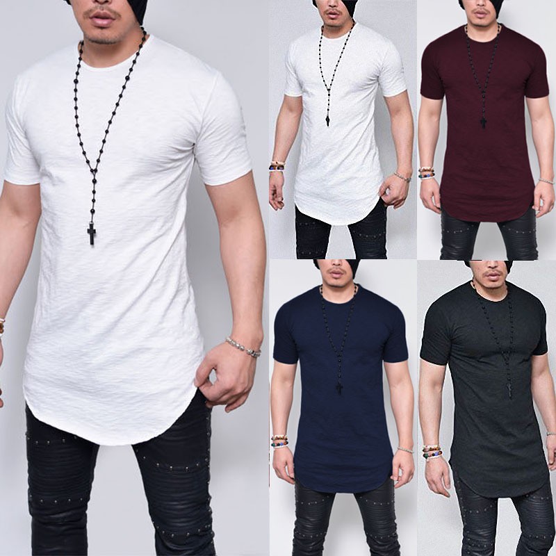 Mens short length t shirts sale