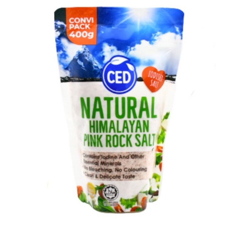 Ced Natural Himalayan Pink Rock Salt 400g 400 G Shopee Malaysia