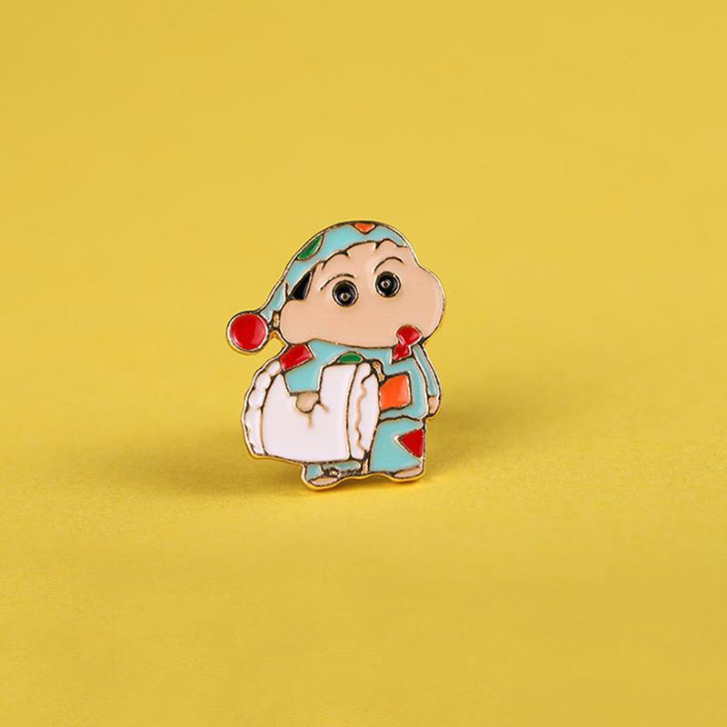 Shinchan Brooch Badge Enamel Pin Cartoon Anime Characters Shinchan