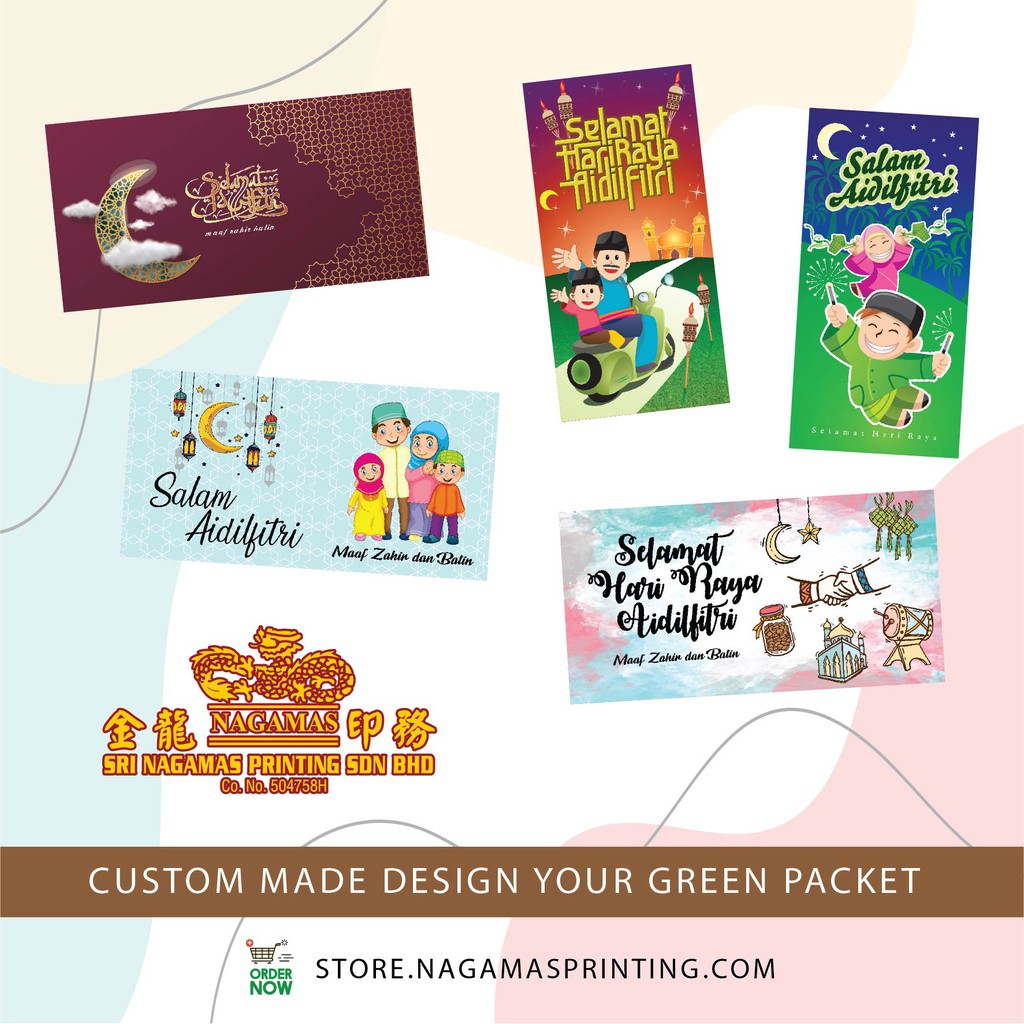 2024 CUSTOM SAMPUL RAYA PROMO / RAYA PACKET / GREEN PACKET | Shopee ...