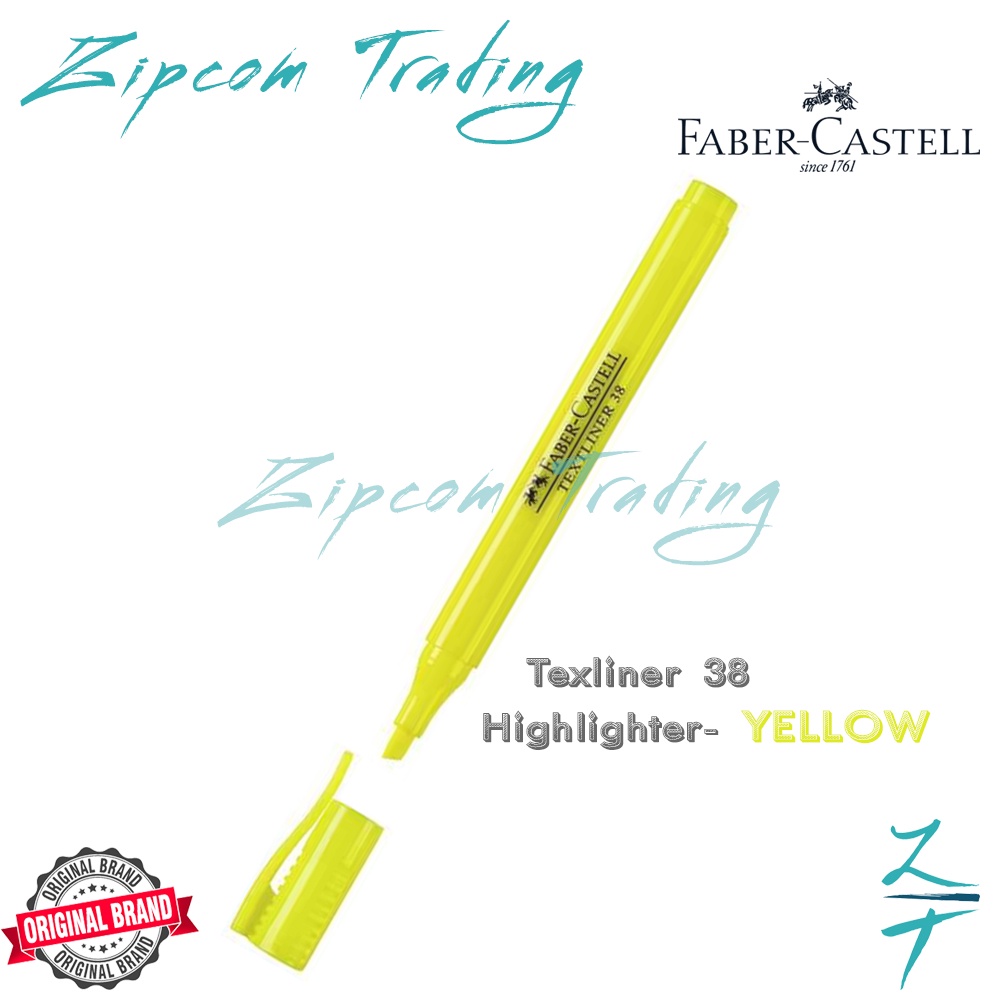 Faber Castell Texliner 38 Highlighter (1box- 10pcs) | Shopee Malaysia