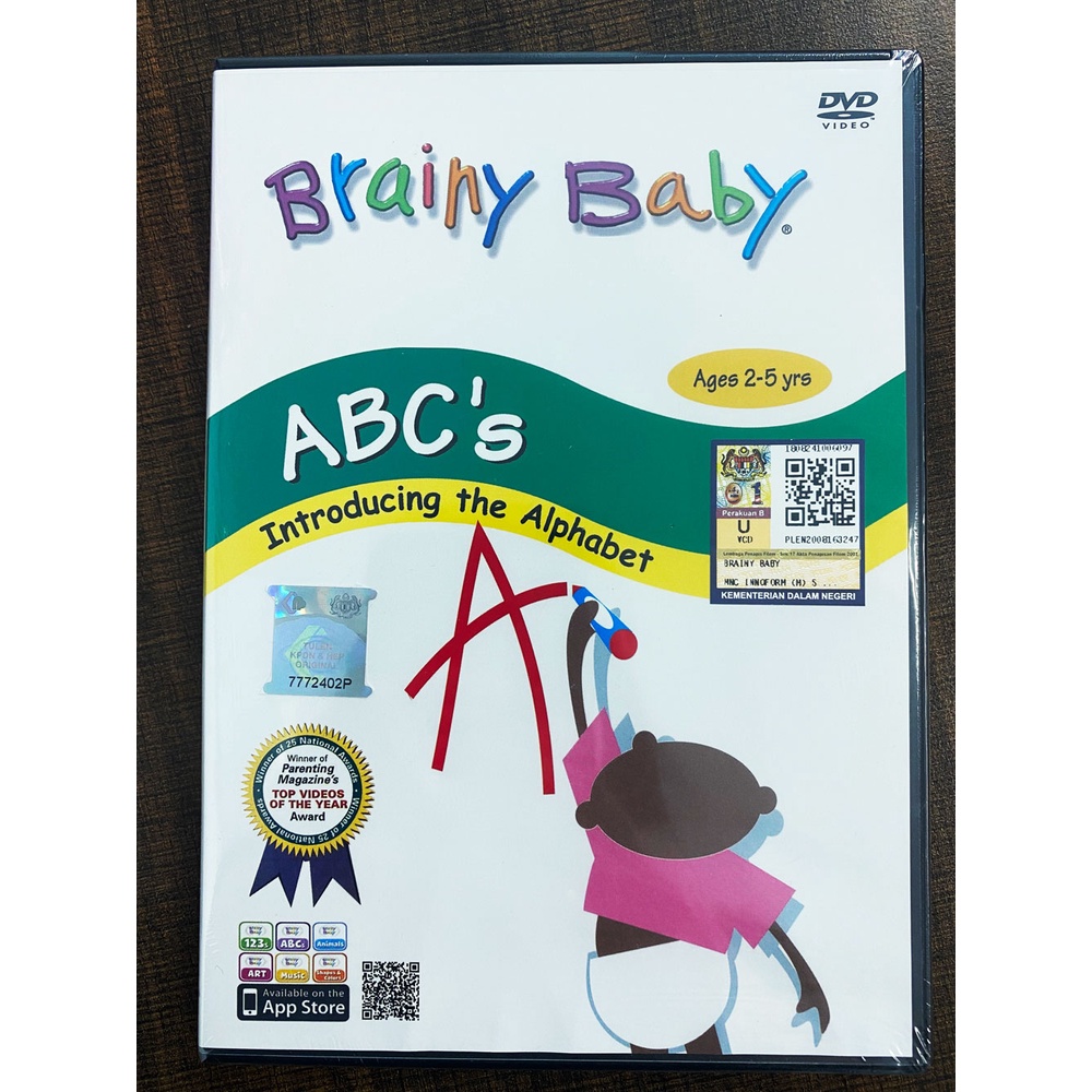 Dvd children education brainy baby abc s introducing the alphabet