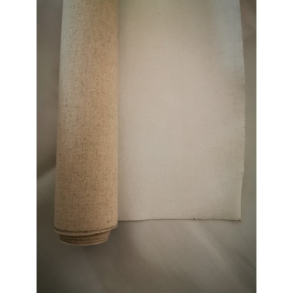 Primed Cotton Canvas Roll [0.5x1.6m] 300gsm for Oil/Acrylic Painting