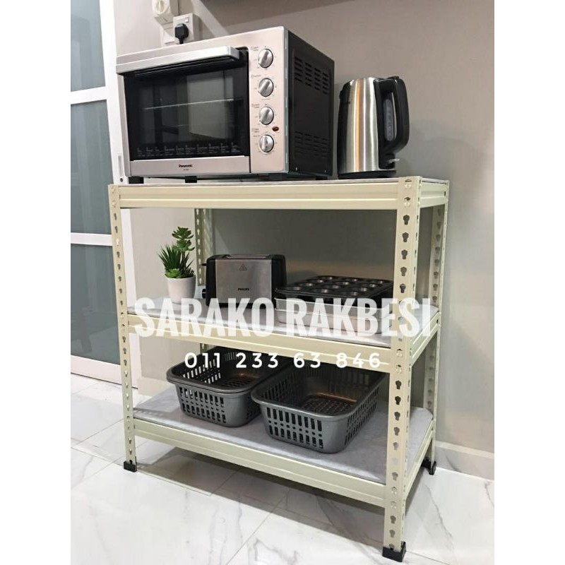 Sarako Rak Besi 3ft / 4ft Height (1ft - 3ft Length) - Boltless Rack ...