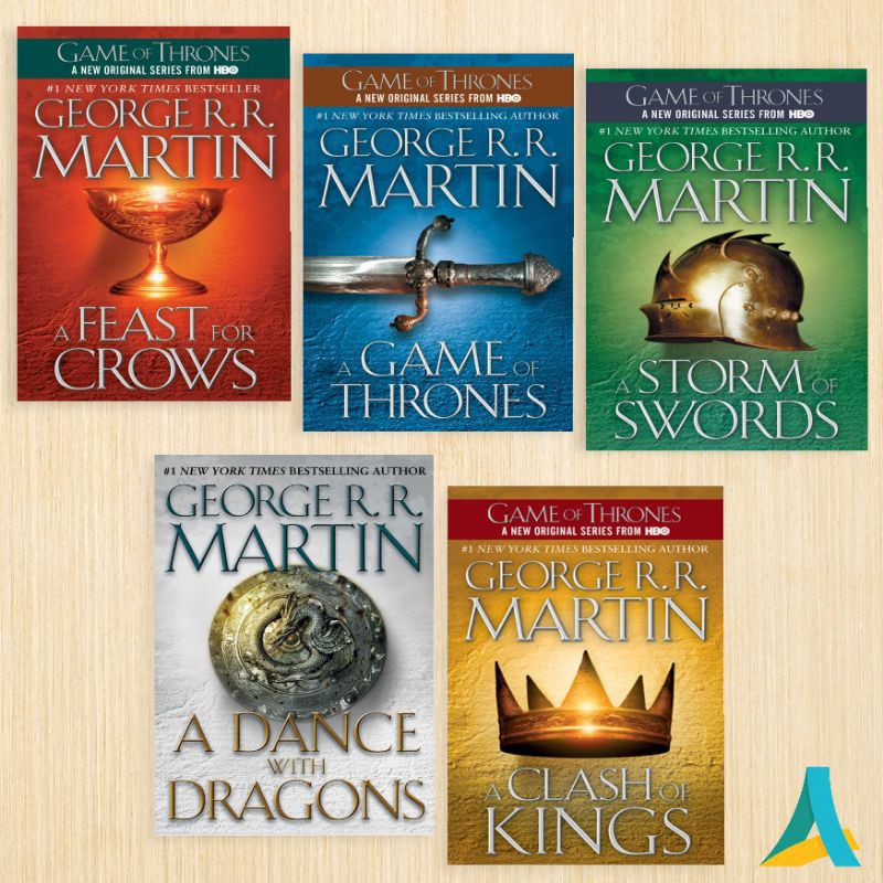 George RR Martin Series A Game Of Thrones (Clsh Of Kings,Storm Of ...