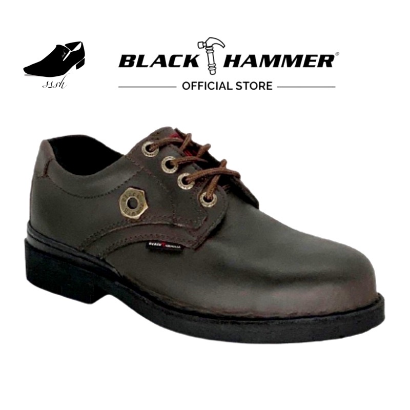 [ READY STOCK ! ] Black Hammer Safety Shoes 4000 Series Low Cut BH 4658