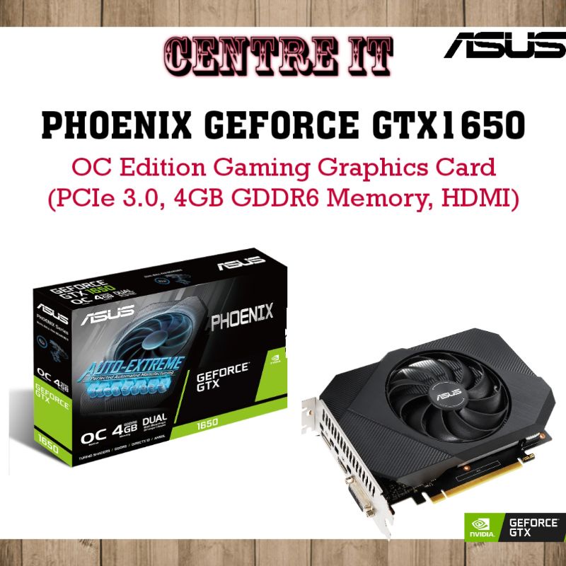 Asus phoenix gtx 1650 oc online 4gb