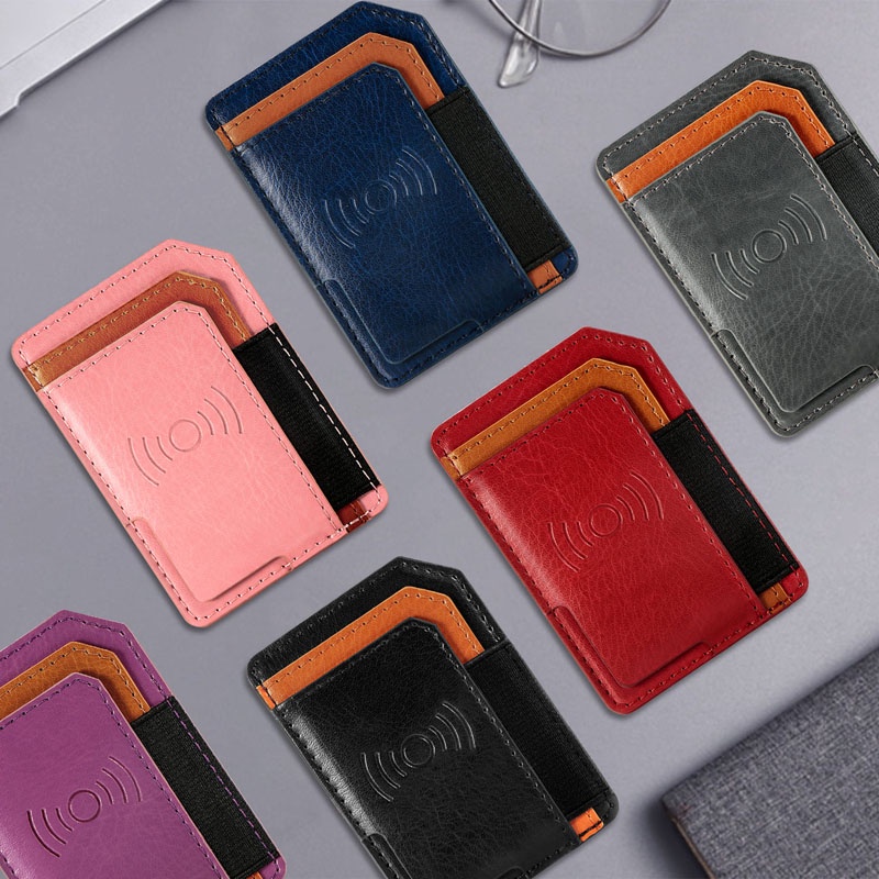 Universal Mobile Phone Card Slot Bussiness Wallet Bag Holder Magnetic ...